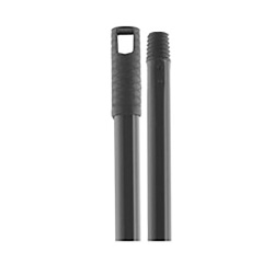 Palo de metal MiK 120 cm negro para escoba y fregona