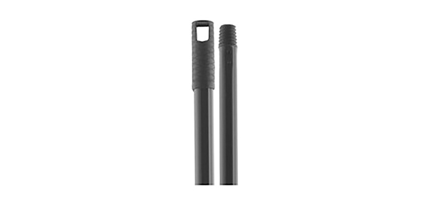 Palo de metal MiK 120 cm negro para escoba y fregona