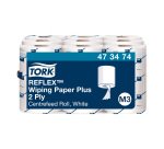 Afdroogrollen met centrale verdeling Tork M3 Reflex Mini - doos van 9