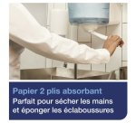 Tork Reflex™ Papier d'Essuyage Plus blanc M3, multi-usages 200 feuilles - Colis de 9