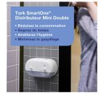 Toiletpapier Tork T9 Smartone mini rollen dubbele dikte - Doos van 12