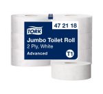 Papier toilette Maxi Jumbo double épaisseur Tork T1 - 6 rouleaux de 380 m