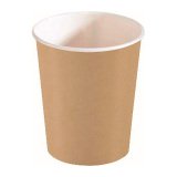 Bicchieri in carta avana 160ml/190ml Bibo 50 pezzi