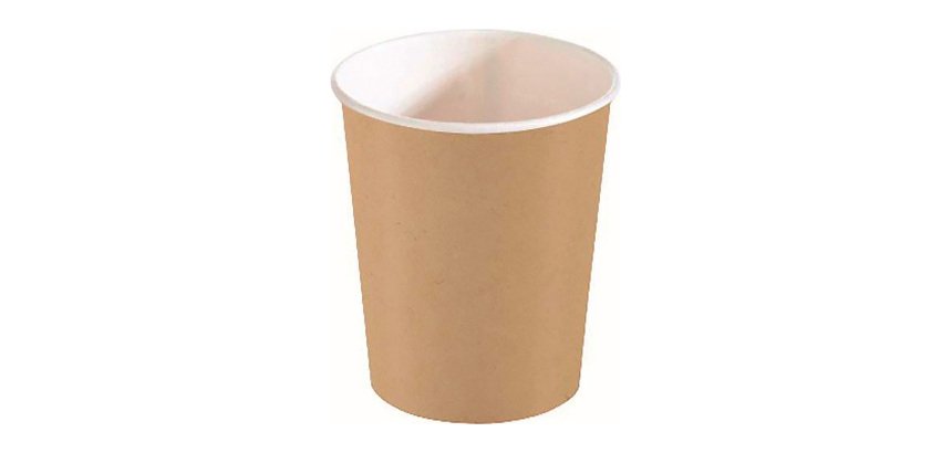 Bicchieri in carta avana 160ml/190ml Bibo 50 pezzi