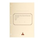 Refill for General Meeting Binder A4 – 100 numbered sheets + inserts