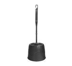 Escobillero WC negro con soporte