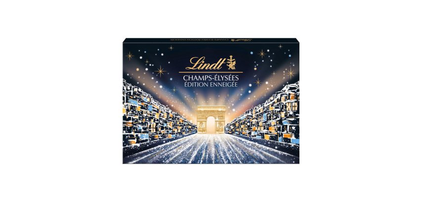 Assortiment de chocolats Champs-Élysées Lindt Édition Enneigée - Boîte de 395 g