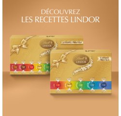 Assortiment de chocolats Lindor Lindt - Coffret prestige 247 g