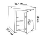 Hartmann fireproof safe model 40 - key lock