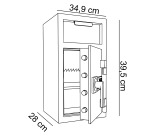 Essential Hartmann 40 deposit safe - electronic lock