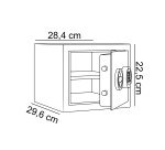 Hartmann fireproof safe model 18 - electronic lock