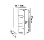 Fireproof Hartmann safe model 80 - key lock