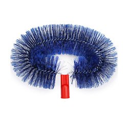 Cepillo limpiatelarañas azul