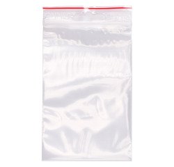 Sachet à fermeture Zip transparent 80 x 120 mm - 50 microns - Carton de 1000