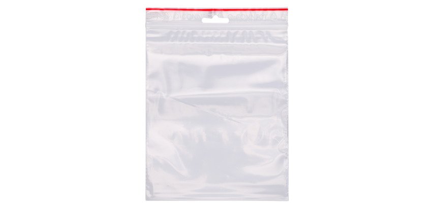 Transparent Zip Lock Bag 150 x 180 mm - 50 microns - Box of 1000