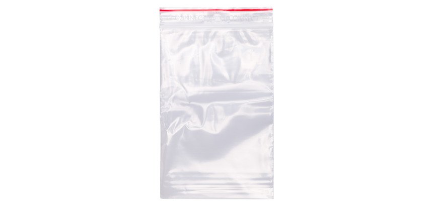Sachet à fermeture Zip transparent 120 x 180 mm - 50 microns - Carton de 1000