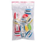 Sachet à fermeture Zip transparent 120 x 180 mm - 50 microns - Carton de 1000