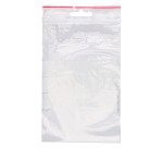 Sachet Zip transparent 80 x 120 mm avec bande d'écriture - 50 microns - Carton de 1000