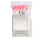 Sachet Zip transparent 100 x 150 mm avec bande d'écriture - 50 microns - Carton de 1000