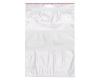 Sachet Zip transparent 170 x 230 mm avec bande d'écriture - 50 microns - Carton de 1000