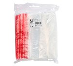 Sachet Zip transparent 170 x 230 mm avec bande d'écriture - 50 microns - Carton de 1000