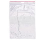 Sachet Zip transparent 230 x 320 mm avec bande d'écriture - 50 microns - Carton de 1000