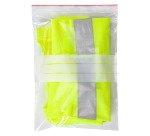 Sachet Zip transparent 230 x 320 mm avec bande d'écriture - 50 microns - Carton de 1000