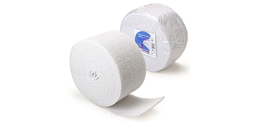 Rollo fibra blanco Indusdel 13 x 600 cm - superficies delicadas
