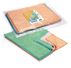 Bayetas microfibra multiuso 300g Indusdel 40 x 30 cm - pack de 6