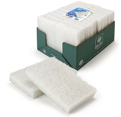 Estropajo blanco Indusdel 16 x 9.5 cm - pack de 20
