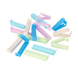 Clip de fermeture pour sacs de congélation et sachets - Assortiment de 15