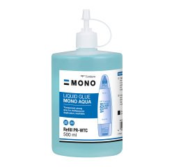 Recharge pour colle liquide Mono Aqua double pointe 500 ml Tombow