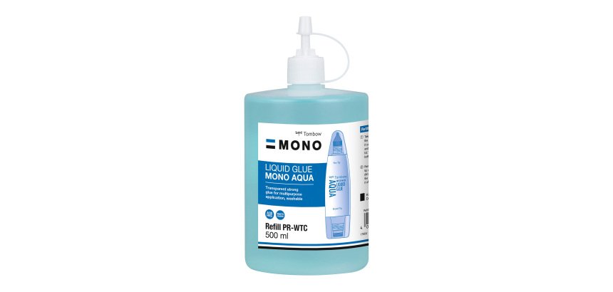 Refill for Tombow Mono Aqua dual-tip liquid glue 500 ml