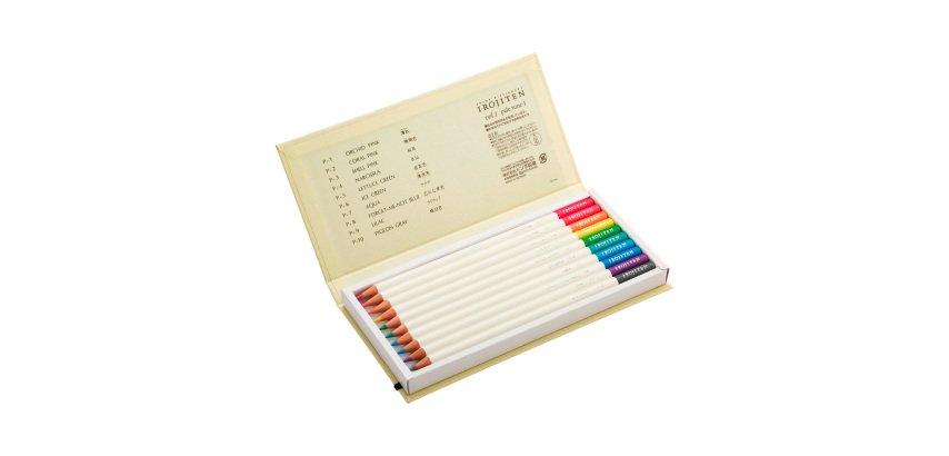Tombow IROJITEN Buntstifte Volumen 1 Pale Tone I – Set mit 10 Stück