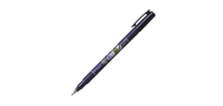 Feutre pinceau dure Fudenosuke Brush Pen Tombow, noir