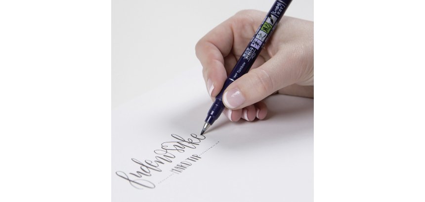 Fudenosuke Brush Pen Tombow, hard brush, black