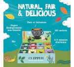 Coffret découverte Thés et Infusions Bio Clipper – 180 sachets