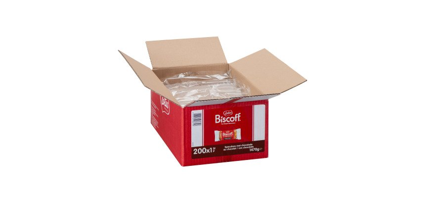Speculoos au chocolat Biscoff Lotus - Carton de 200