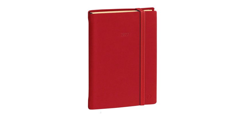 Silk Agenda settimanale Ministro Prestige 2027 con elastico 13 mesi 16 x 24 cm