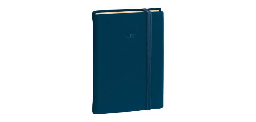 Silk Agenda settimanale Affari Prestige 2027 con elastico 13 mesi 10 x 15 cm