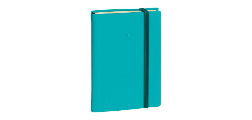Silk Agenda settimanale Affari Prestige 2027 con elastico 13 mesi 10 x 15 cm