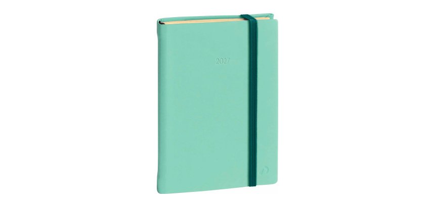 Silk Agenda settimanale Affari Prestige 2027 con elastico 13 mesi 10 x 15 cm