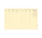 Silk Agenda settimanale Presidente Prestige 2027 con elastico 13 mesi 21 x 27 cm