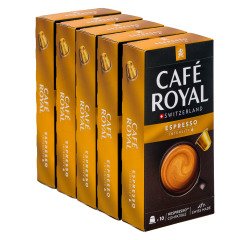 Capsules de café Café Royal Espresso - 5 Boîtes de 10