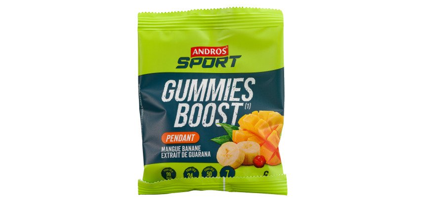 Gummies Boost Mangue Banane Andros Sport - Sachet de 30 g