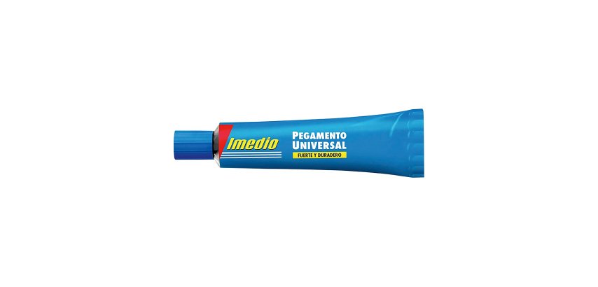 Pegamento imedio universal transparente banda azul 35 ml