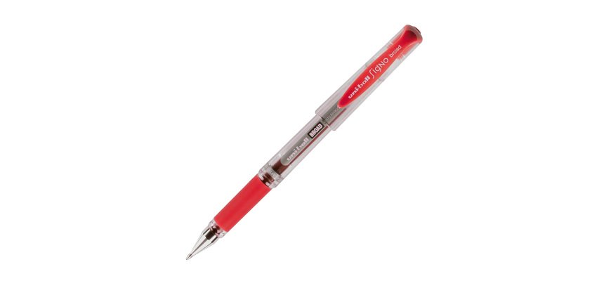 Boligrafo uni-ball um-153 signo broad rojo 1 mm tinta gel