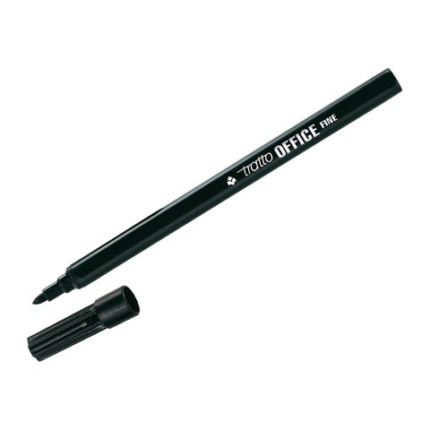 Rotulador Tratto Office negro