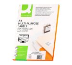 Etiqueta adhesiva q-connect kf01581 tamaño 38,1x21,2mm - Caja 100 hojas A4