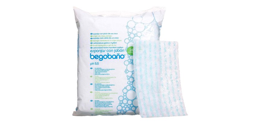 Esponja con jabón Begobaño - paquete de 24